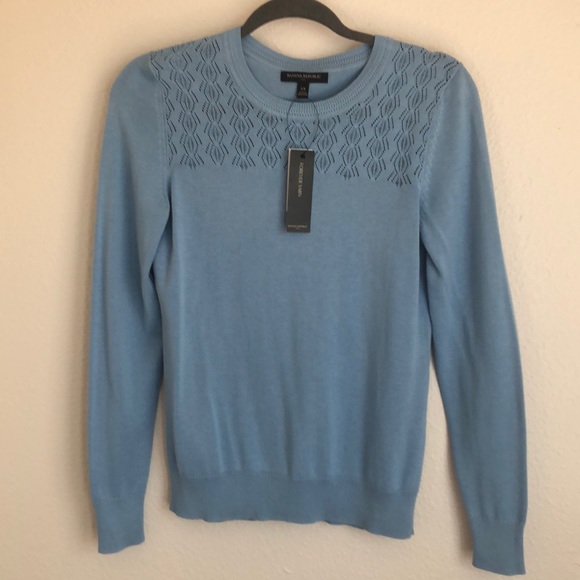 Banana Republic Factory Sweaters - NWT Banana Republic Light Blue Sweater